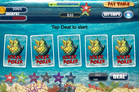 Ace Mega Fish Poker Star - Best Las Vegas casino game screenshot 2