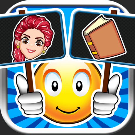 Emoji Guess & Letter Up Icon Pic