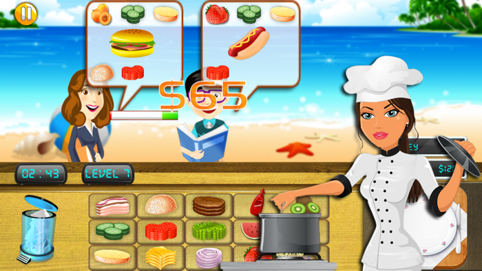 Cooking Chef Beach Bistro