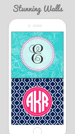 Game screenshot HD Monogram Wallpapers - Customize Home and Lock Screen with best wallpapers hack