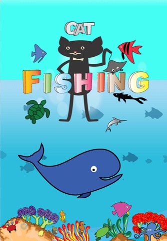 Magnetic Cat Fishing : 子供のための磁気猫釣りゲーム：それすることができますキャッチ魚！のおすすめ画像1