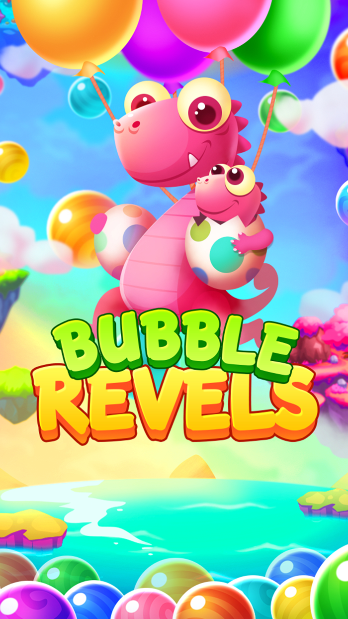 Bubble Revels - dinosaur shooter rescue babies adventure