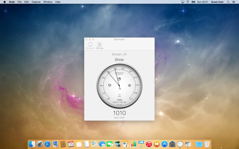 Barometer Atmospheric pressure - 1.8 - (macOS)