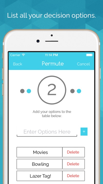 Permute - Social decision making by comparison and anonymous poll