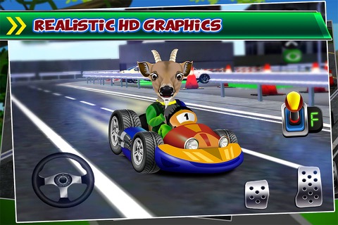 Goat Driving Car Parking Simulator - 3D Sim Racing & Dog Run Park Games!のおすすめ画像3
