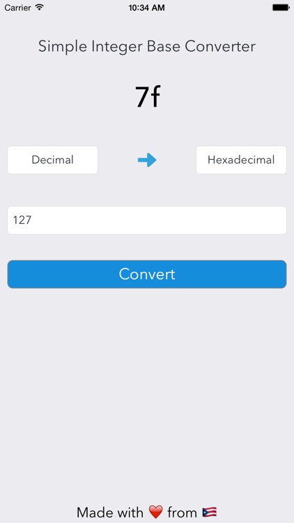 Simple Integer Base Converter