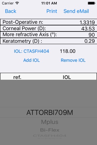 IOL Calculator 3.0 Camellin Calossi screenshot 4