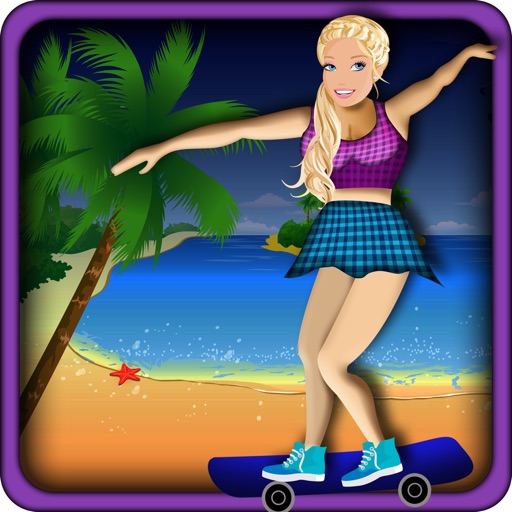 Skateboard Fancy Girl Moves Icon