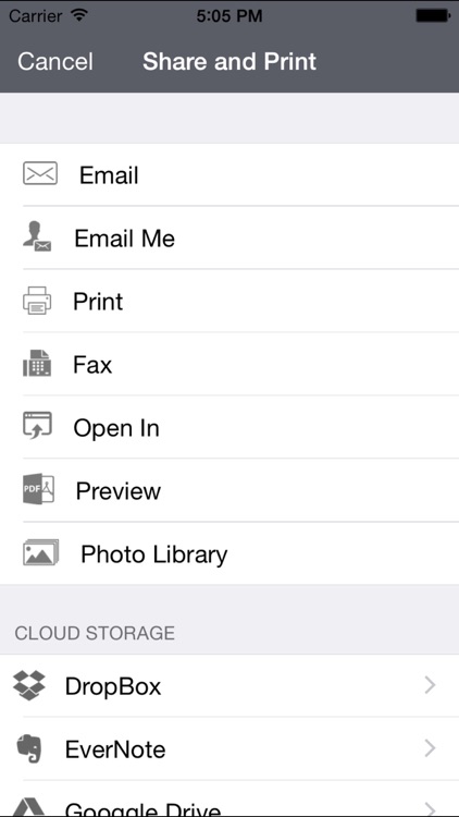 QuickScan - Scan PDF, Print, Fax, Email, and Upload to Cloud Storages screenshot-3