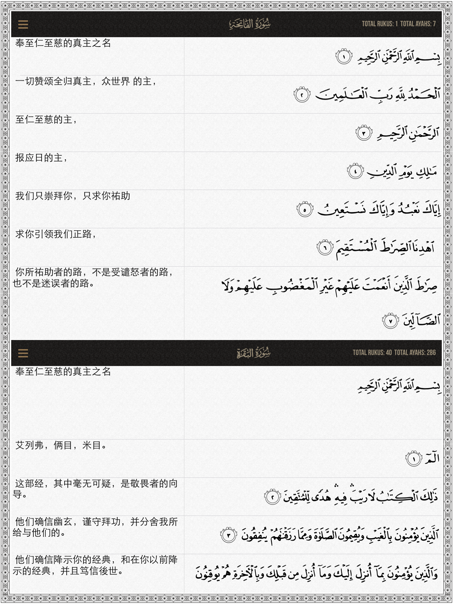 Quran Chinese