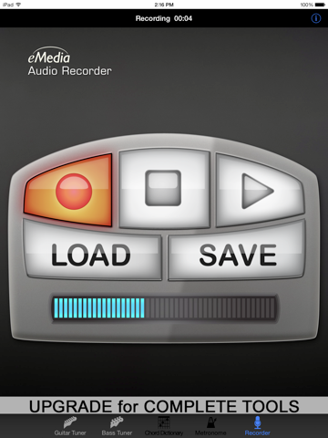 Screenshot #6 pour eMedia Guitar Tuner Free