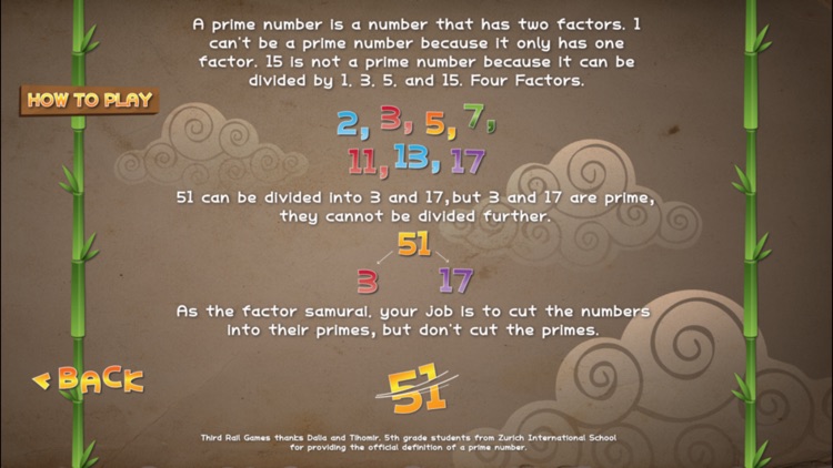 Factor Samurai - Multiply and Divide your way to Times Tables Mastery