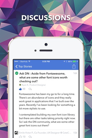 Designer News App screenshot 3