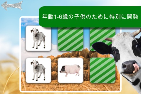 Free Memo Game Farm Animals Photo screenshot 2