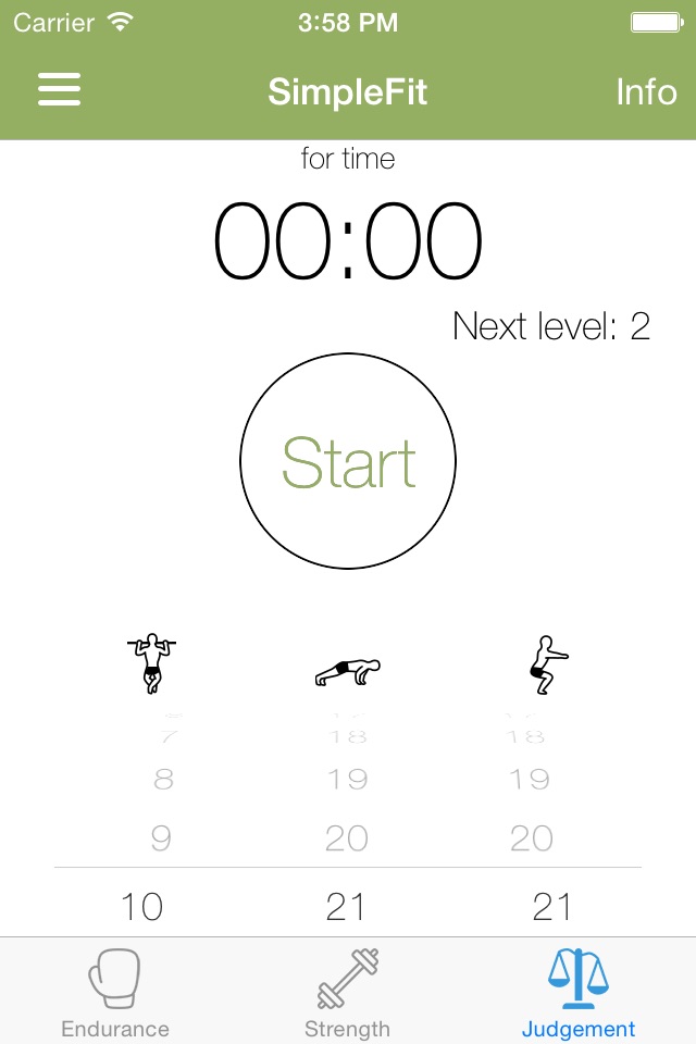 SimpleFitApp screenshot 3