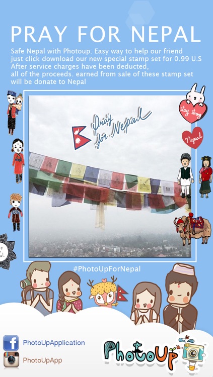 WeirdCamera by Photo Up - Funny cute doodle stamps Word Fram Filter Cartoon