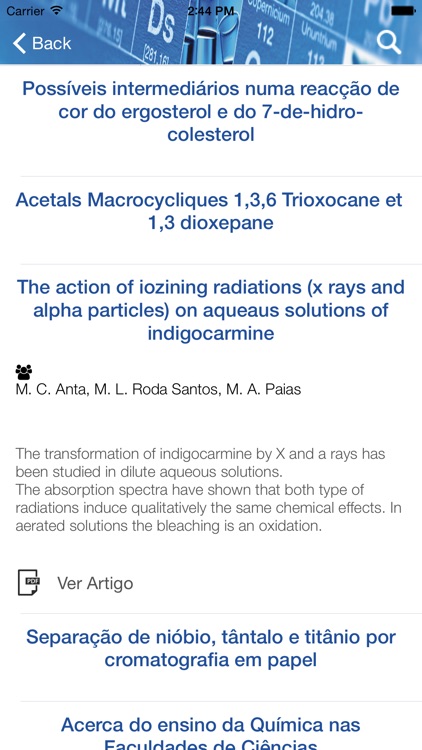Periódicos de Química