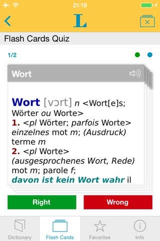 Großes Französisch Wörterbuch screenshot 3