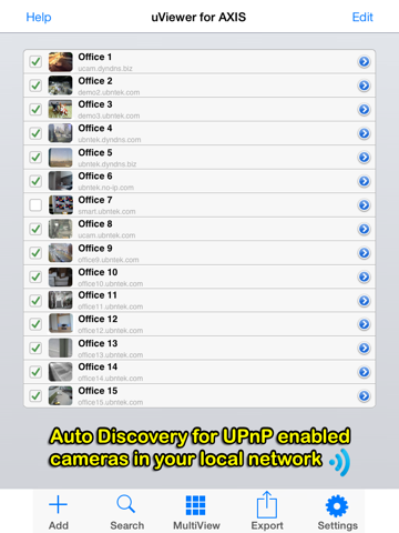 Screenshot #6 pour uViewer for AXIS Cameras
