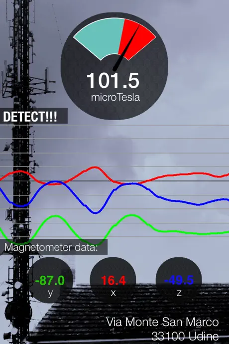 dTector PRO - Metal Detector and EMF level meter