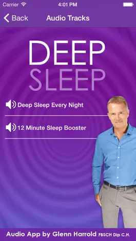 Game screenshot Deep Sleep by Glenn Harrold, a Self-Hypnosis Meditation for Relaxation apk