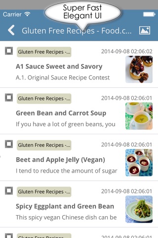 Celiac disease & gluten free recipes , news and healthy vegetarian tips screenshot 3