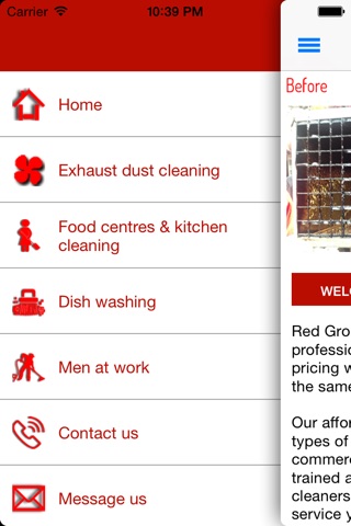 Red Group Cleaning screenshot 3