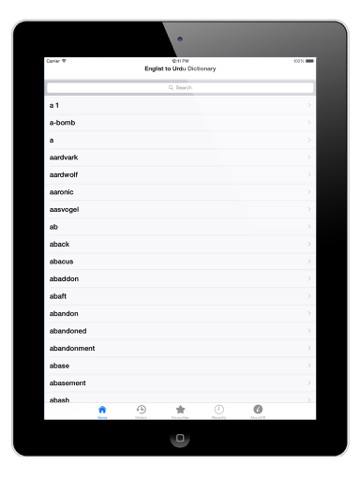 Screenshot #5 pour eDictionary - Urdu