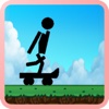 Skater Adv skateboard stickman