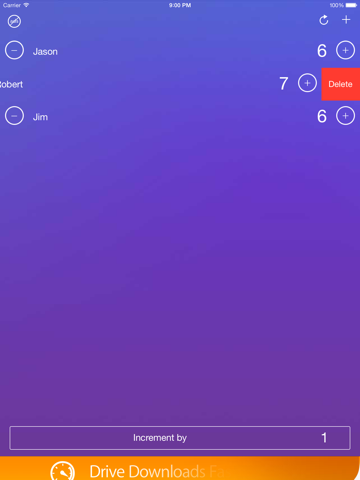 Screenshot #6 pour ScoreKeeper - Keep track of your scores for any board or card game