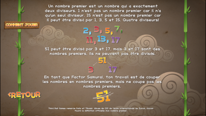 Screenshot #2 pour Factor Samurai - La Multiplication et la Division