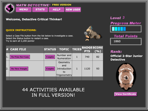 Screenshot #6 pour Math Detective® B1 (Free)
