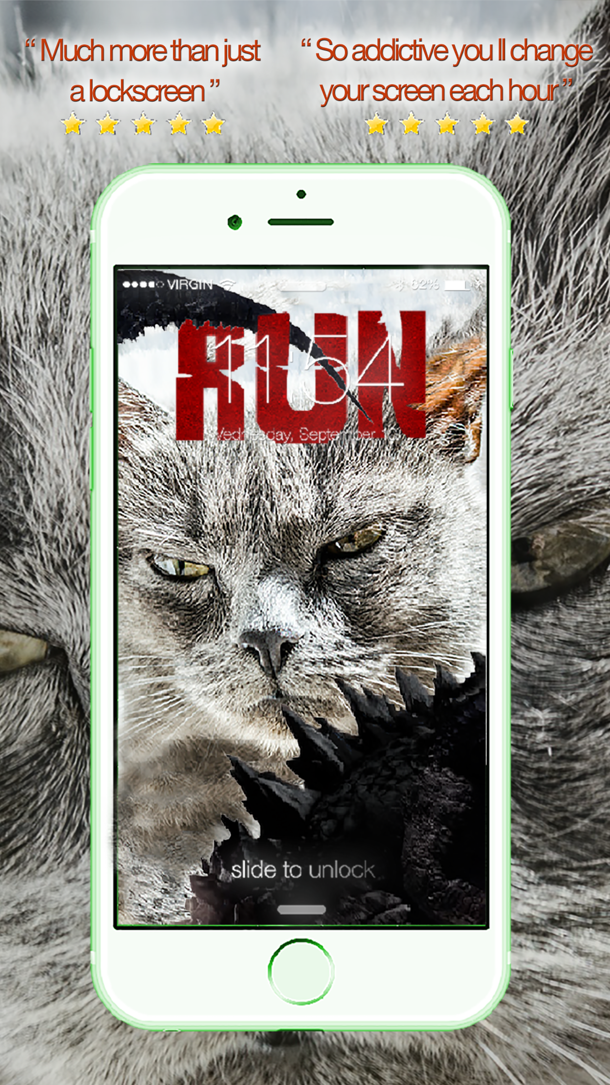 Lockscreen One - Customize your screen with fancy themes screenshot 4