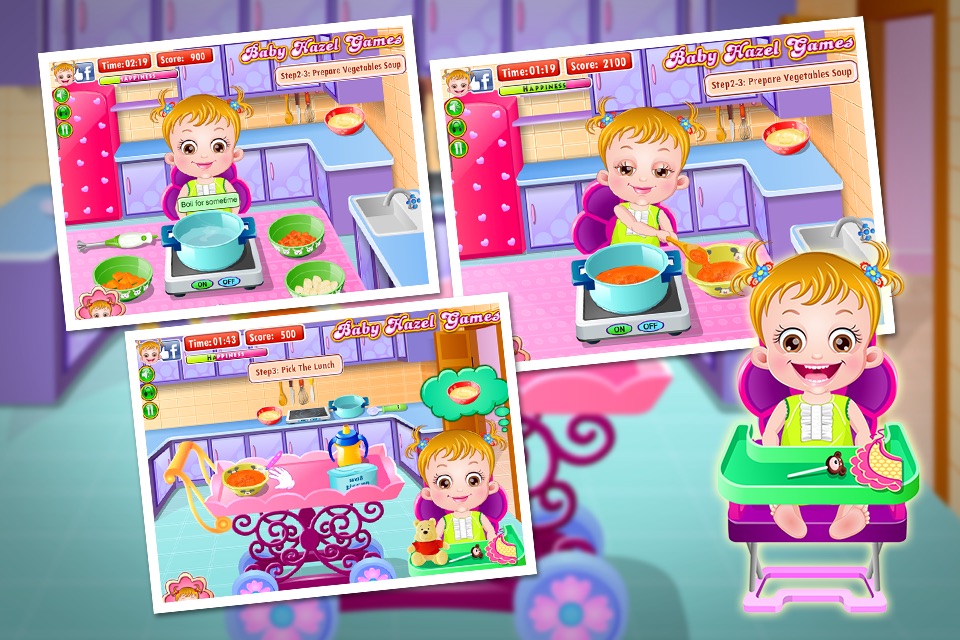 Baby Hazel Kitchen Time screenshot 2