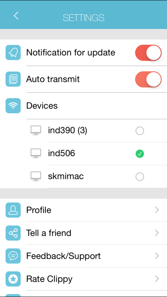 #3. Clippy - Transmit anything between iOS and Mac wirelessly (iOS) 由: INDIANIC INFOTECH LTD