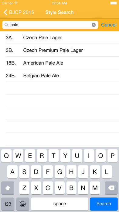 BJCP 2015 iPhone screenshot 4 - Food & Drink app