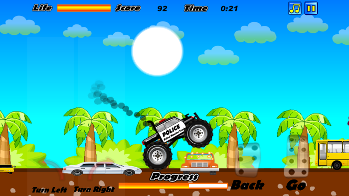 police monster truck