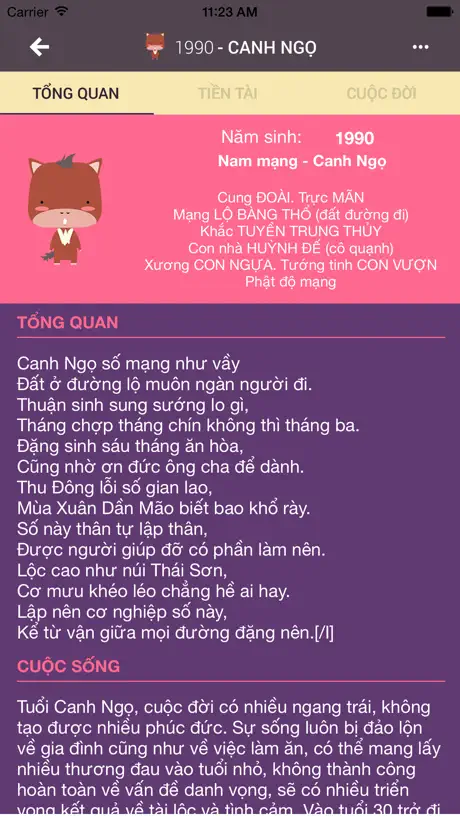 Tử Vi Trọn Đời - 2015