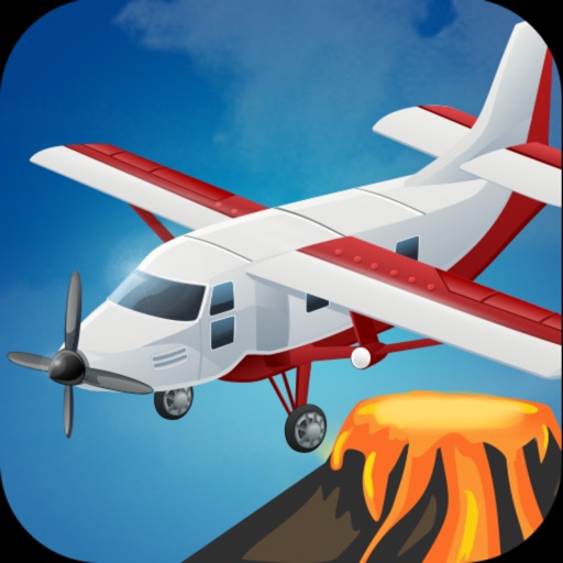 Airplanes VS Volcano 3D PRO iOS App