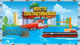 Game screenshot An Extreme Driving Monster Construction Truck Jump Race Simulator Game mod apk