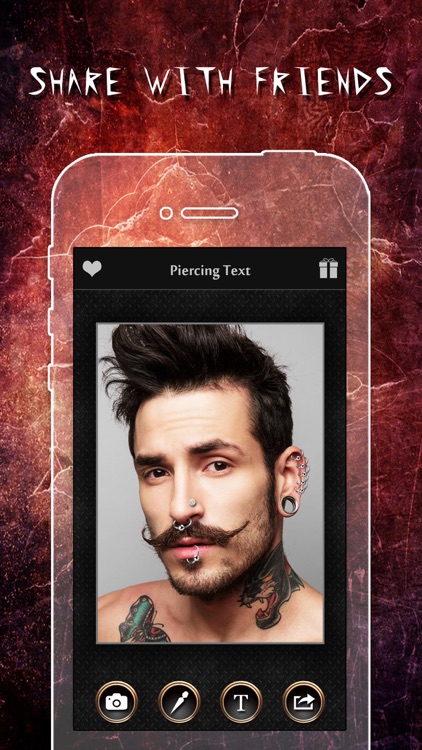 Piercing & Tattoo Booth FREE - Add Virtual Piercings & Tattoos to make body art inked or pierced screenshot-4