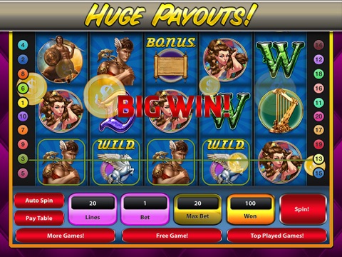 Screenshot #5 pour A dieux grecs Machines à sous - Zeus Olympe Odyssey Slots