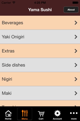 Yama Sushi screenshot 2