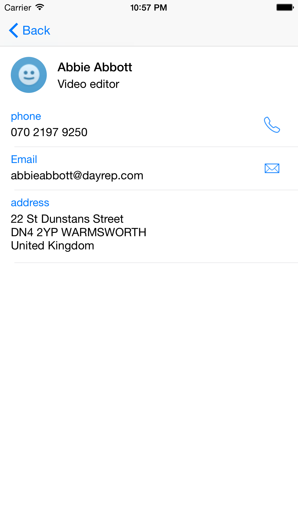 Fast Contacts - Contacts for SalesForce screenshot 3