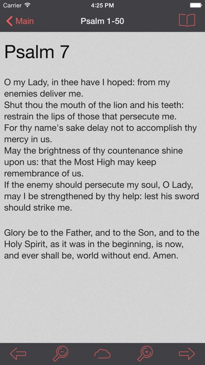 Catholic Psalter of the Blessed Virgin Mary Lite screenshot-0