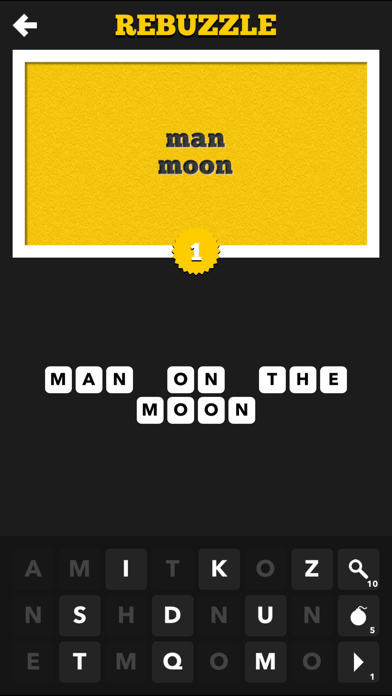 Rebuzzle - A Rebus Word Puzzle Game screenshot 2