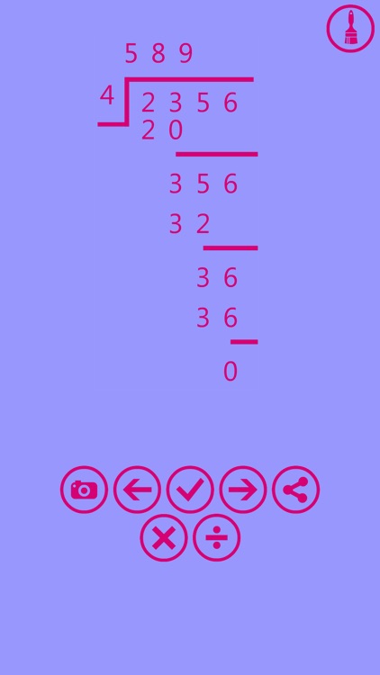Division And Multiplication Steps