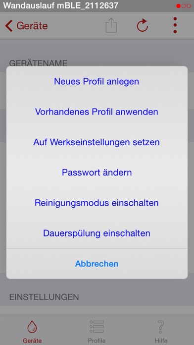 Screenshot #1 pour SmartControl LAUFEN&Sanimatic