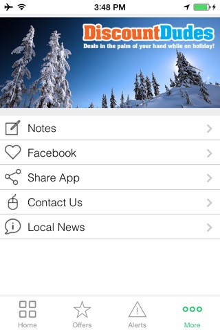 Discount Dudes. Relevant resort information in the palm of your hand. screenshot 3
