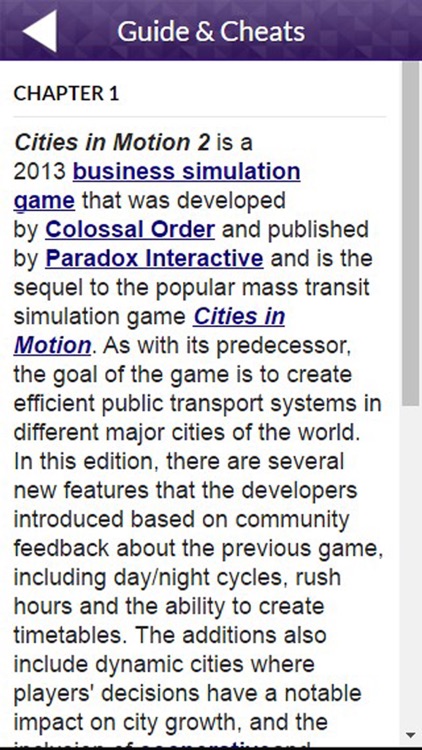 PRO - Cities in Motion 2 Game Version Guide